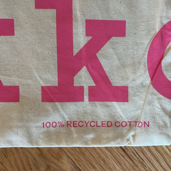 Marimekko Logo Tote Pink NWT - Picture 4 of 5